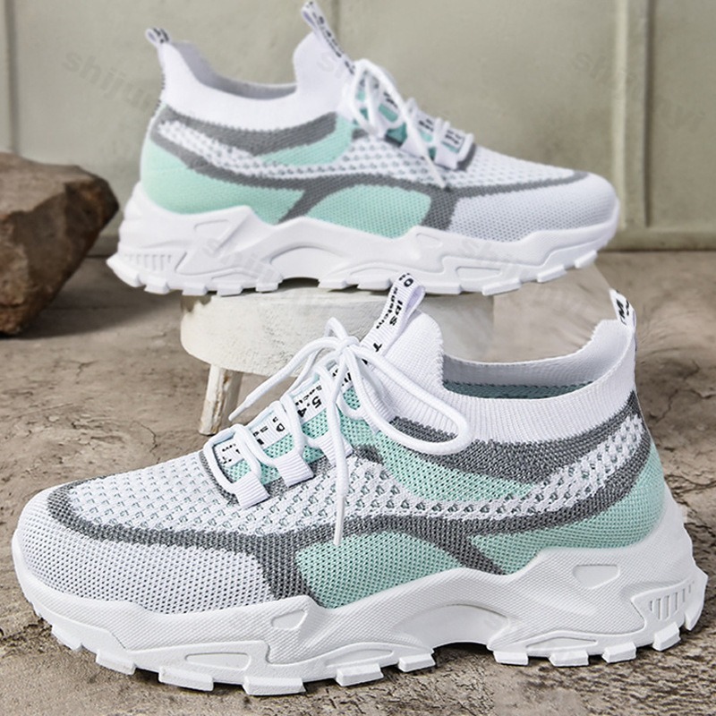 Women Shoes Tennis - Damskie sneakersy, duże rozmiary, oddychające, z