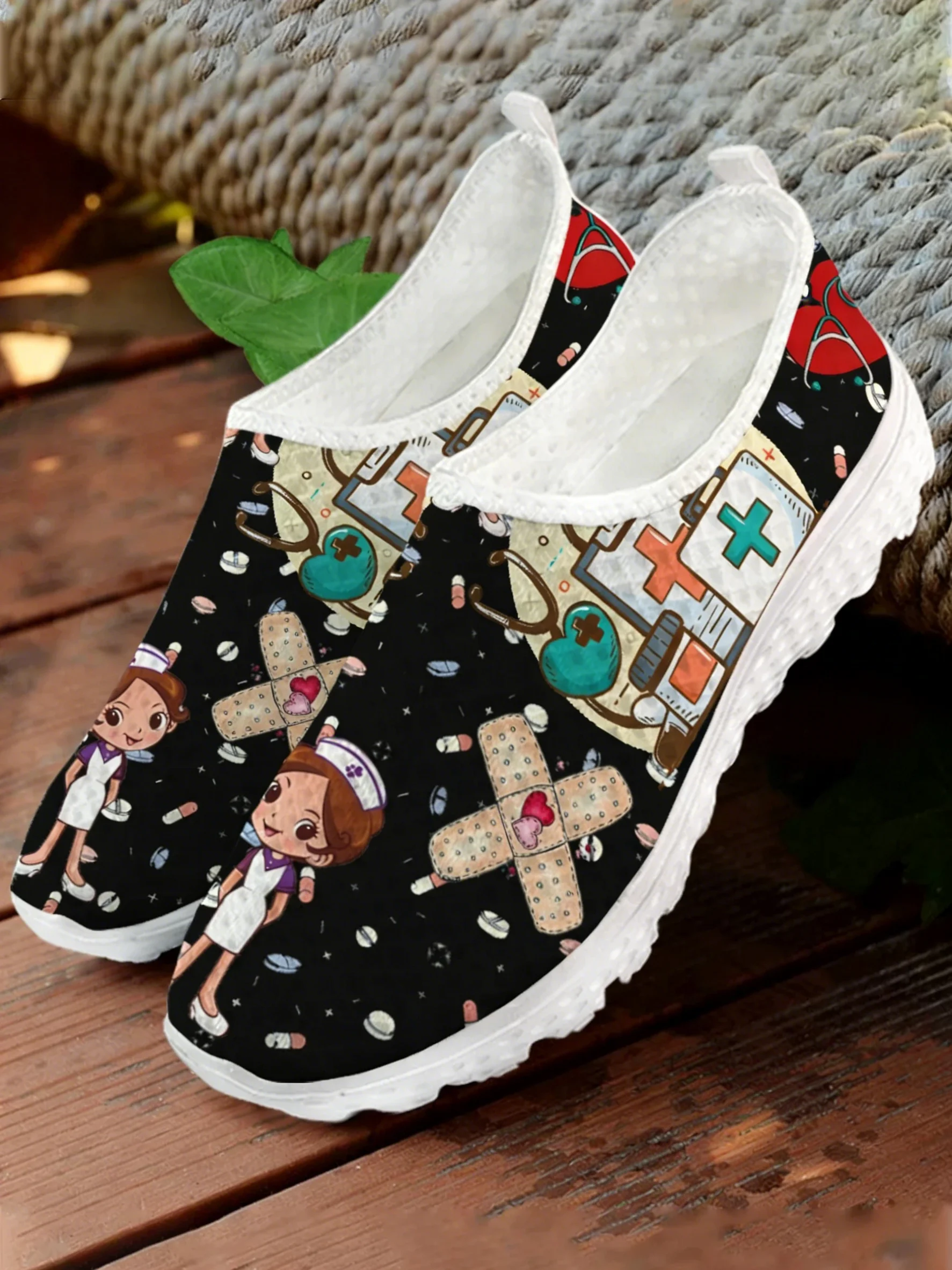 Urocze tenisówki z nadrukiem m – Women Shoes Tennis recenzja i cena