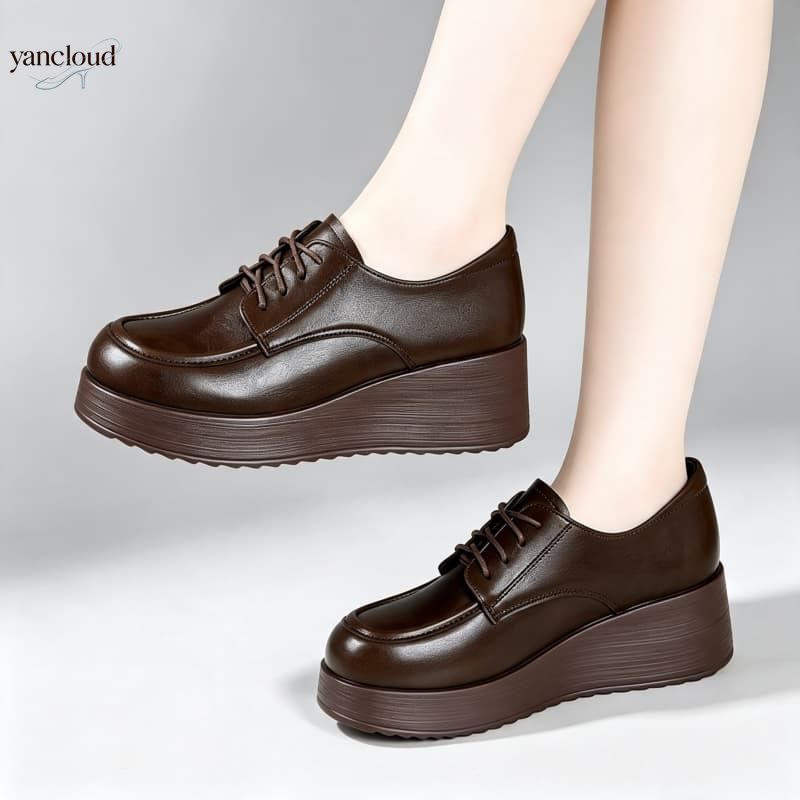 6 cm wygodne, głęboko wycięte, – Oxford Lace Up Women recenzja i cena
